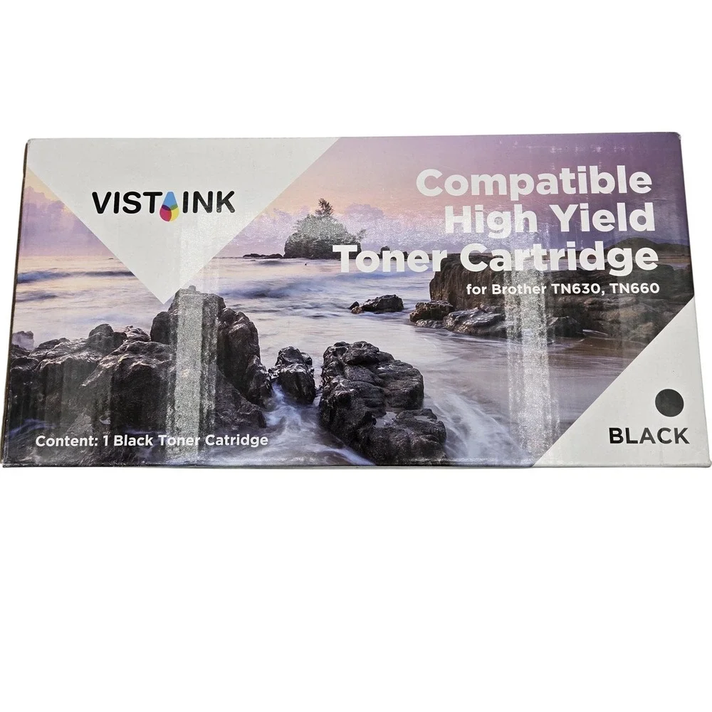 VISTAINK High Yield Toner Cartridge Black Compatible Brother TN630 TN660